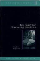 Tapa de Tax Policy for Developing Countries