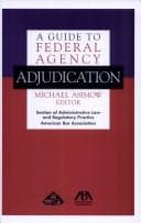 Tapa de A Guide to Federal Agency Adjudication