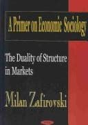 Tapa de Primer on Economic Sociology