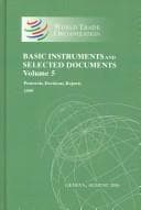 Tapa de Basic Instruments And Selected Documents