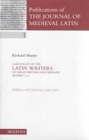 Tapa de A Handlist of the Latin Writers of Great Britain and Ireland Before 1540