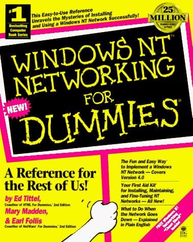 Tapa de Windows NT networking for dummies