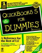Tapa de QuickBooks 5 for dummies