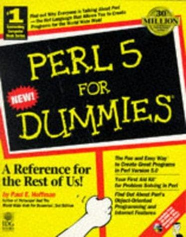 Tapa de Perl 5 for dummies
