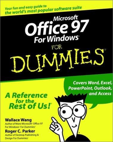 Tapa de Microsoft Office 97 for Windows for dummies