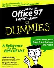 Tapa de Microsoft Office 97 for Windows for dummies