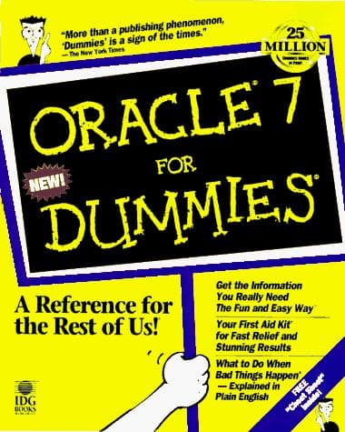 Tapa de Oracle7 for dummies