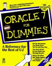 Tapa de Oracle7 for dummies