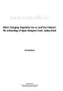 Tapa de What's Changing: Population Size or Land Use Patterns?