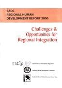 Tapa de SADC regional human development report 2000