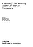 Tapa de Community care, secondary health care, and care management