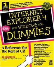 Tapa de Internet Explorer 4 for Windows for dummies