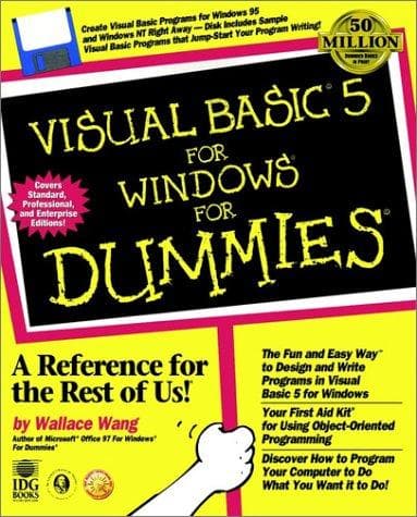 Tapa de Visual Basic 5 for Windows for dummies