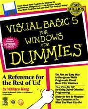 Tapa de Visual Basic 5 for Windows for dummies