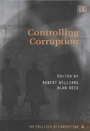 Tapa de Controlling corruption