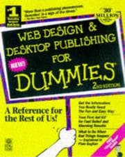 Tapa de Web design & desktop publishing for dummies