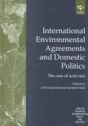 Tapa de International environmental agreements and domestic politics