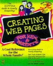 Tapa de Creating web pages for kids & parents