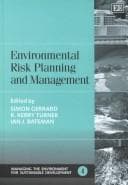 Tapa de Environmental risk planning and management