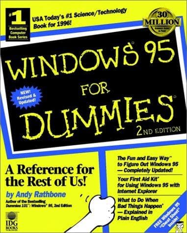 Tapa de Windows 95 for dummies