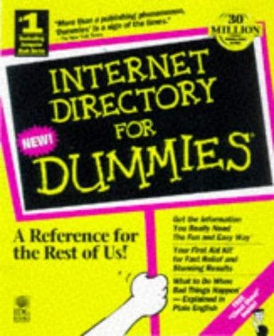Tapa de Internet directory for dummies