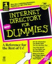 Tapa de Internet directory for dummies