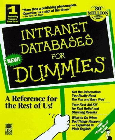 Tapa de Intranet & Web databases for dummies