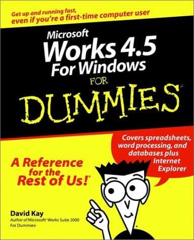 Tapa de Microsoft Works 4.5 for Windows for dummies