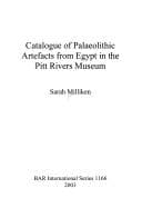 Tapa de Catalogue of Palaeolithic Artefacts from Egypt in the Pitt Rivers Museum