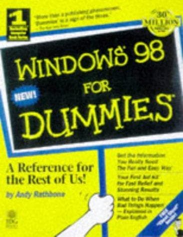 Tapa de Windows 98 for dummies