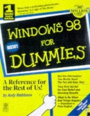 Tapa de Windows 98 for dummies