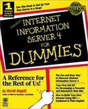Tapa de Microsoft Internet Information Server 4 for dummies