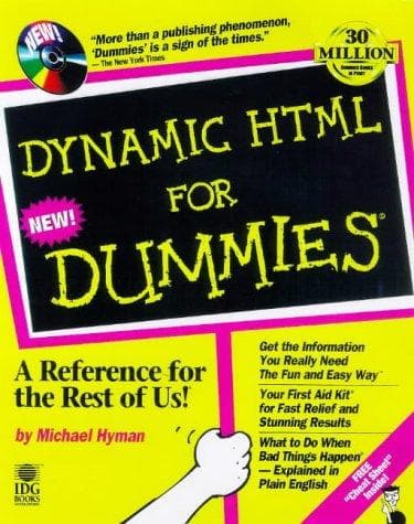 Tapa de Dynamic HTML for dummies