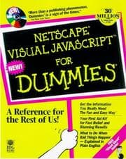 Tapa de Netscape Visual JavaScript for dummies