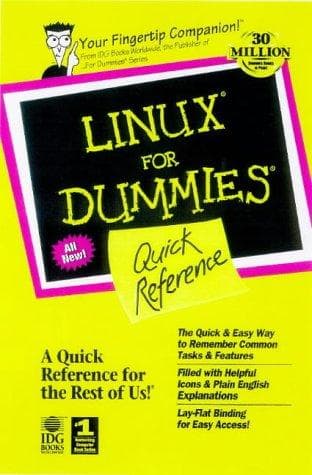 Tapa de Linux for dummies quick reference