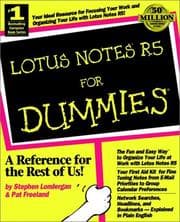 Tapa de Lotus Notes R5 for dummies