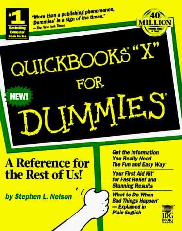 Tapa de QuickBooks 6 for dummies