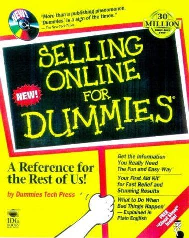 Tapa de Selling online for dummies