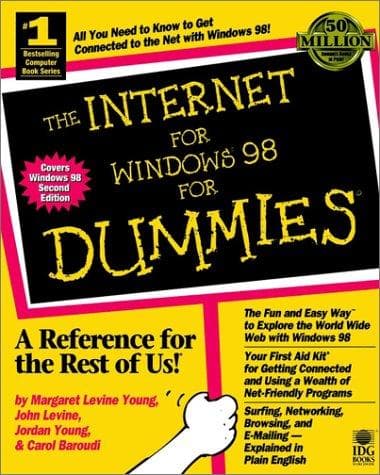 Tapa de The Internet for Windows 98 for dummies