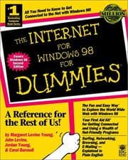 Tapa de The Internet for Windows 98 for dummies