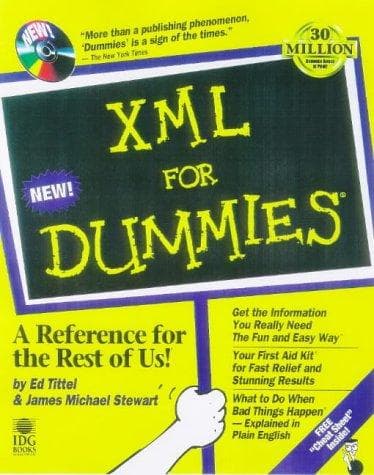 Tapa de XML for dummies