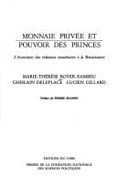Tapa de Monnaie privée et pouvoir des princes