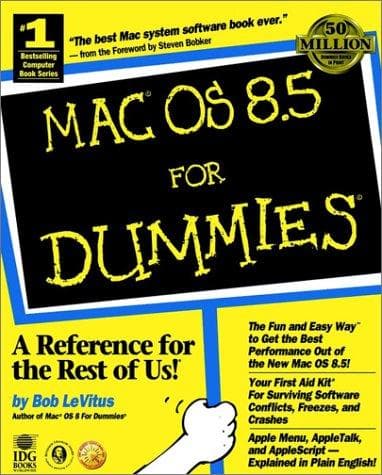 Tapa de MAC OS 8.5 for dummies