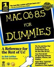 Tapa de MAC OS 8.5 for dummies