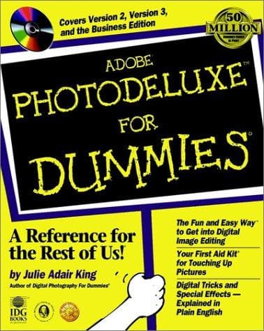 Tapa de Adobe PhotoDeluxe for dummies