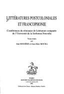 Tapa de Littératures postcoloniales et francophonie