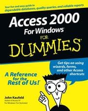 Tapa de Access 2000 for Windows for dummies