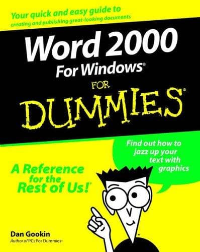 Tapa de Word 2000 for Windows for dummies