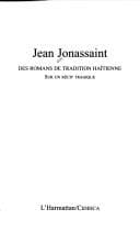 Tapa de Des Romans de Tradition Haitienne