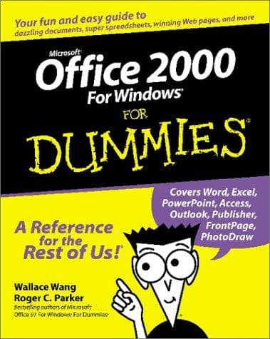 Tapa de Microsoft Office 2000 for Windows for dummies